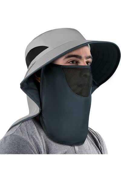 Generic Fishing Hat for Men Women, Wide Brim UV Sun Protection Hat UPF 50+, W...