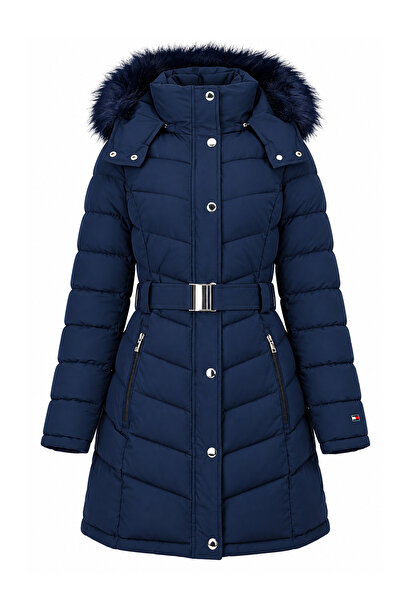 Tommy Hilfiger Women's Coat Tw2Mp364-Nvy