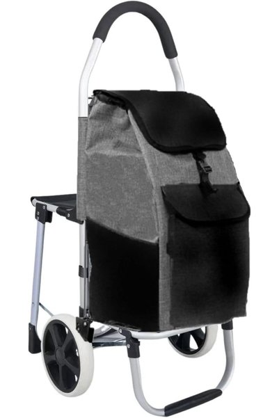 Generic Aluminum Foldable Shopping Trolley with Removable Bag