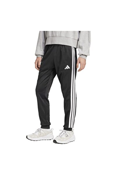 adidas Ανδρικό Παντελόνι Φόρμας Τρικό με 3 Ρίγες, Κωνική Γραμμή, Κανονική Εφα...