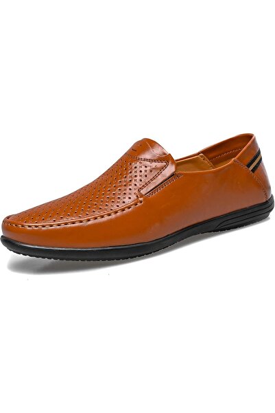 GENERAL Loafer Premium Genuine Leather Men's Casual Shoes Slip On Mens Drivin...