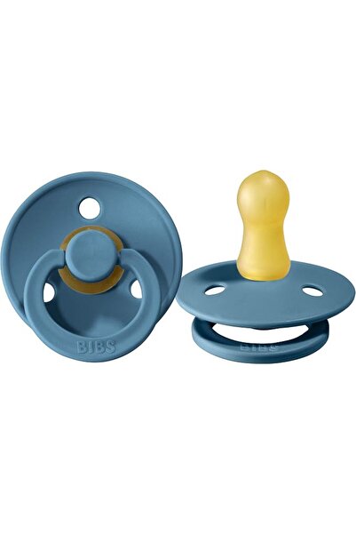 Bibs Liberty Pacifier | 2 Colour Natural Rubber Latex Soothers | Size 1 (0-6 ...