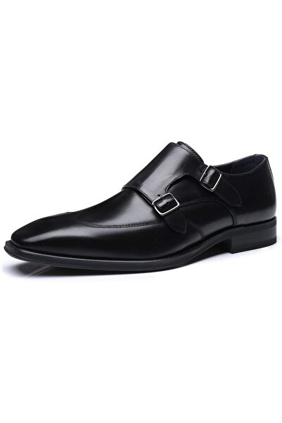 LABADA La Milano Mens Double Monk Strap Slip on Loafer Cap Toe Leather Oxford...
