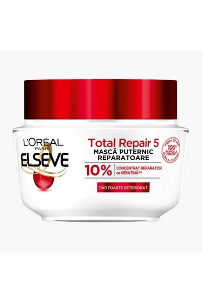 L'Oreal Paris Masca de par Elseve Total Repair 5 pentru par deteriorat, 300 ml