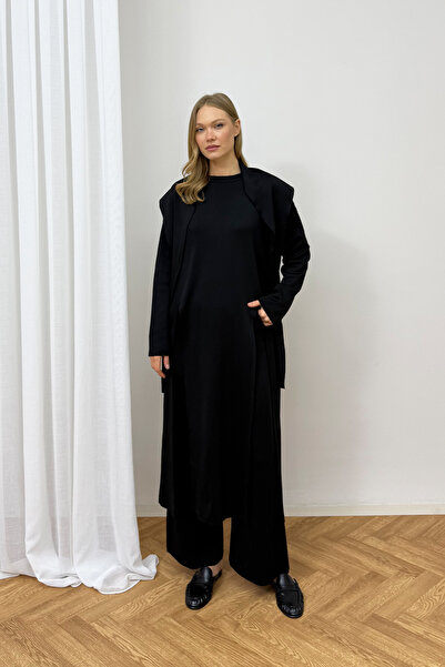Melike Tatar Slit Knitwear Set 87-26268