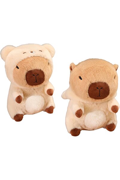 Generic 1 PCS Capybara Plush Toy, Bear Costume Stuffed Animal, 10 Inch Cute C...