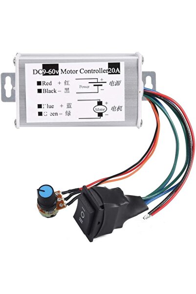 Generic DC Motor Speed Controller, Brush Motor Driver Controls Module DC 9V-6...