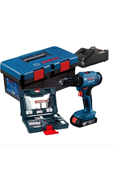 Bosch GSB 183-Lİ Darbeli Matkap (2.0 Ah Akü ve 41 Parça Aksesuar Setli)