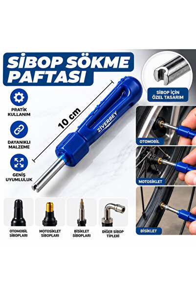 ZİVERBEY 10 cm Sibop Sökme Aparatı (Pafta) Sibop Tornavidası