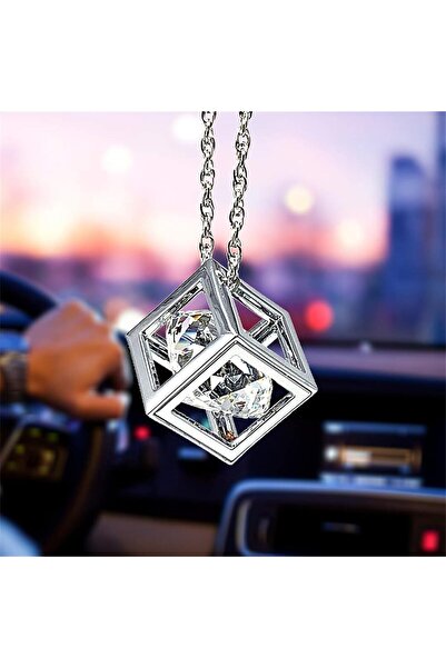 Generic Crystal Car Hanging Ornament, Premium Bling Rear View Mirror Charm wi...