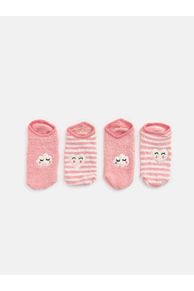 LC Waikiki Alita City Mixed Embroidered Girls' Booties Socks with a Difference