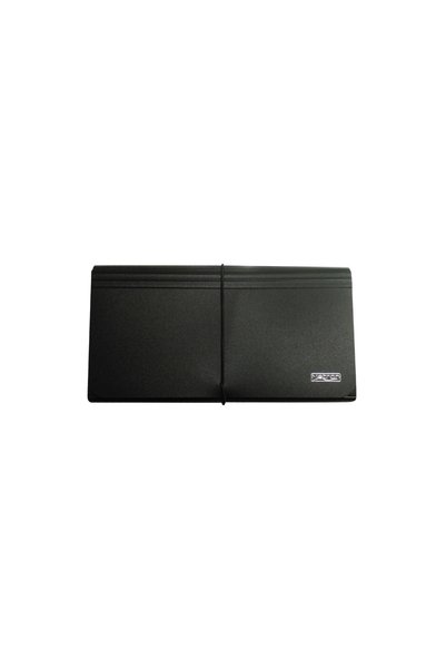 Metron Θήκη αρχείων από καουτσούκ και πλαστικό, 12 θέσεων, μαύρη