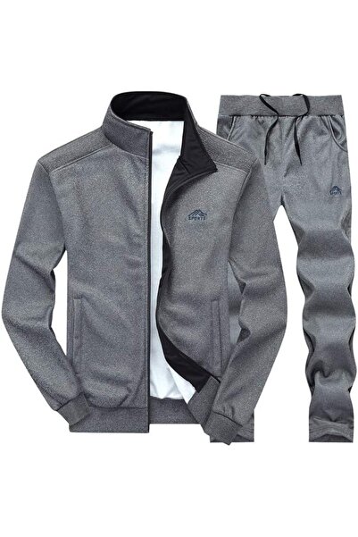 GENERAL PASOK Men's Casual Tracksuit Long Sleeve Full Zip Running Jogging Swe...