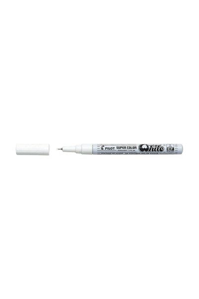 Pilot Μαρκαδόρος Σούπερ Κόλορ 1.0mm Εξαιρετικά Λεπτό Λευκό (Το προϊόν πωλείτα...