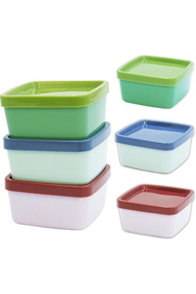Generic 6 Mini Snack Pots - Small Kids Lunchbox, Snack Pots, Toddlers Lunch, ...