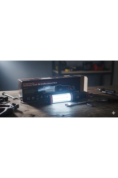 OEM Lampă de lucru LED, 500 lumeni, 20W, neagră, cu magnet, 360 de grade