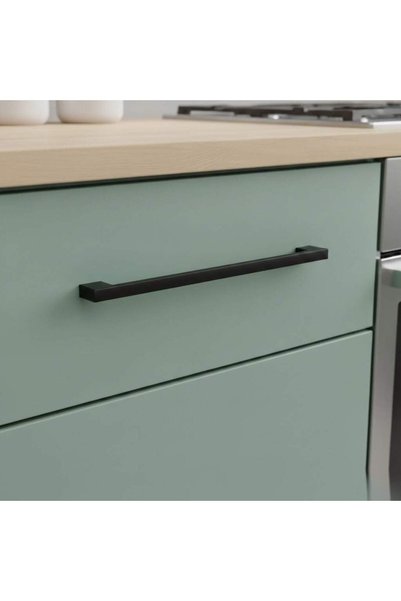 Özen 380 Model Drawer Cabinet Handle Black 224mm Handle (Ö380-224-02)