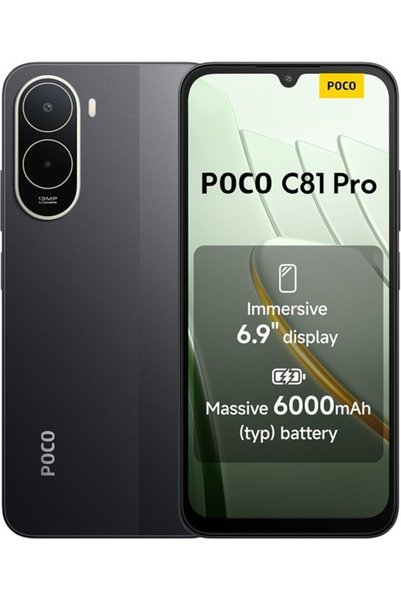 Xiaomi Poco C81 Pro Dual SIM (4/256GB) Negru