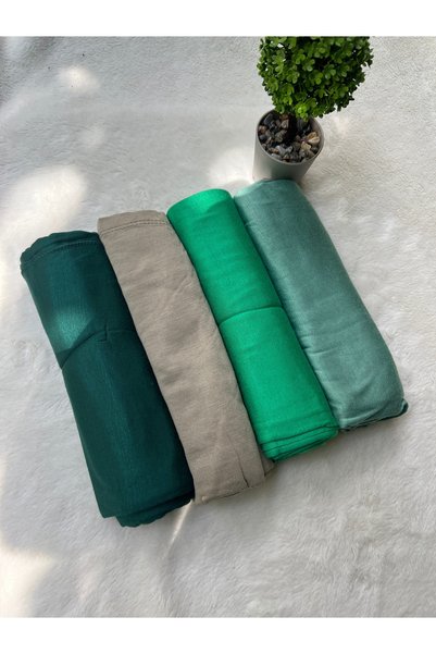 shalby Hijab Combed Cotton Shawl Campaign Set of 4