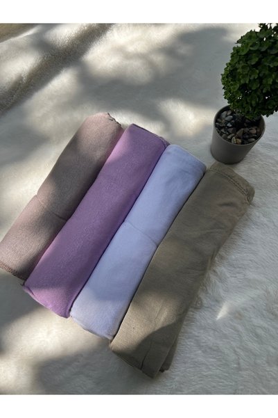 shalby Hijab Combed Cotton Shawl Campaign Set of 4