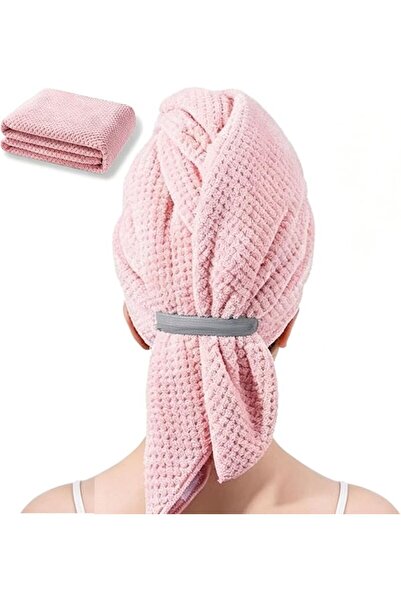 Generic TONGLUO Large Microfiber Hair Towel Wrap For Women, Super Absorbent A...