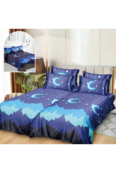 decorami Duvet Cover Set with 2 sheets for duvet, 7 pieces, Superior Satin Co...