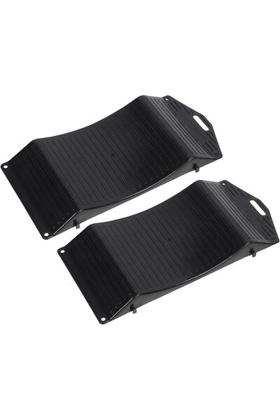 Generic 2PCS Wheels Tire Saver Ramps for Vehicles Up to 10 Tons, Anti Slip De...