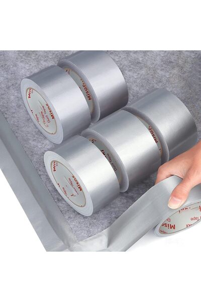 Generic شريط لاصق متين مقاوم للماء، 6 لفات بحجم 2 بوصة × 30 ياردة، شريط لاصق ...