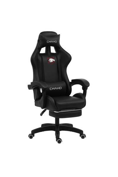 Generic Brand Gaming Καρέκλα Δερματίνης με Ρυθμιζόμενα Μπράτσα και υποπόδιο Μ...