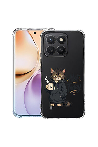 bestcase Αντικραδασμική Θήκη για Honor 400 Smart / X7d, Cat Life - Not Today,...