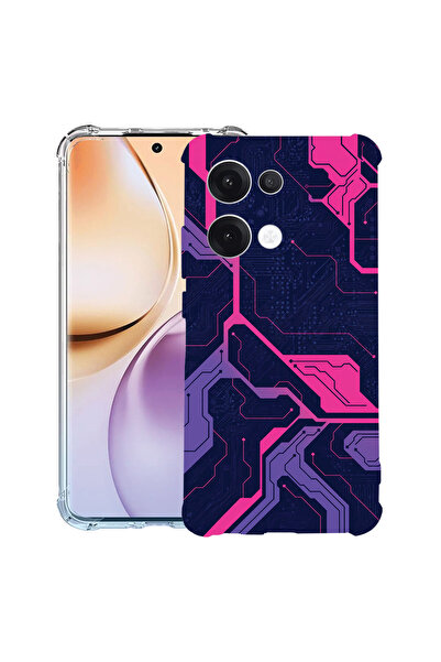 bestcase Husă Antișoc pentru OPPO Reno13 F / Reno13 FS, Placă de circuit, 198...