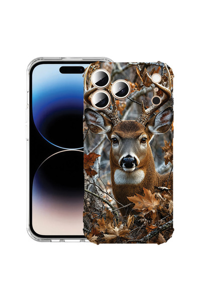 bestcase Husă Antișoc pentru Apple iPhone 17 Pro / iPhone 18 Pro, Cerb în nat...