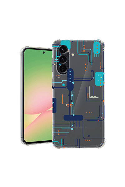 bestcase Αντικραδασμική Θήκη για Samsung Galaxy A15, Σχέδιο Πλακέτας Κυκλώματ...