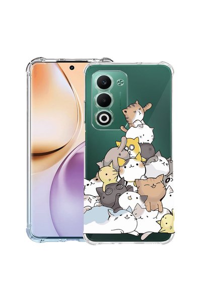 bestcase Husă Antișoc pentru OPPO A5, Pisici la joc, 2052056 AS 2125