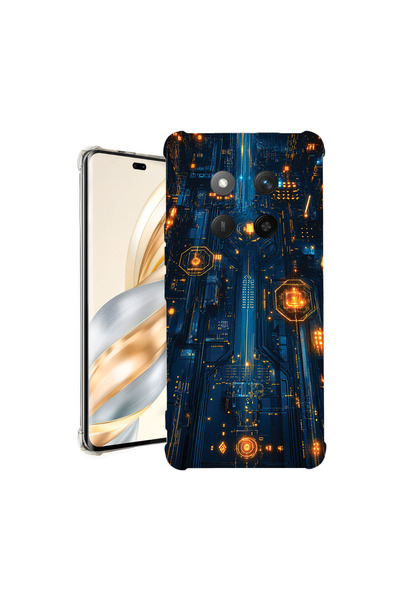 bestcase Husă Anti Shock Case For Honor Magic7 Lite, Circuit Board, 1926355 A...