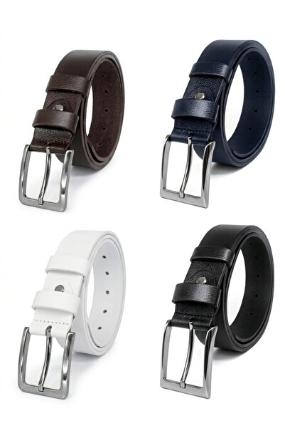 Livize Men's Belt |   Single Layer Natural Buffalo Leather |   Genuine Leathe...