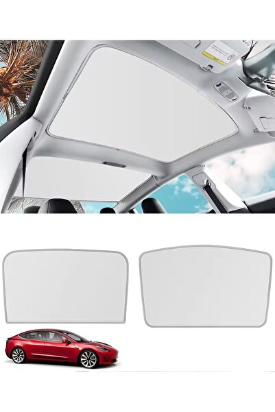 Generic 2024 Newest Glass Roof Sunshade, Model 3 Highland Roof Sunshade,Folda...