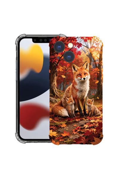 bestcase Антишоков калъф за Apple iPhone 14, Вълчи майка и дете, 1399704 AS 2200
