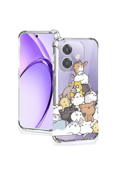 bestcase Husă Antișoc pentru OPPO A5 Pro, Pisici la joc, 2059642 AS 2125