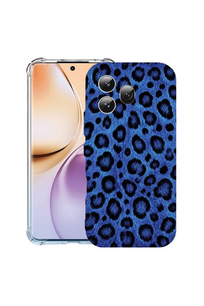 bestcase Αντικραδασμική Θήκη για Honor 600, Μπλε Σχέδιο Λεοπάρδαλης, 3159975 ...