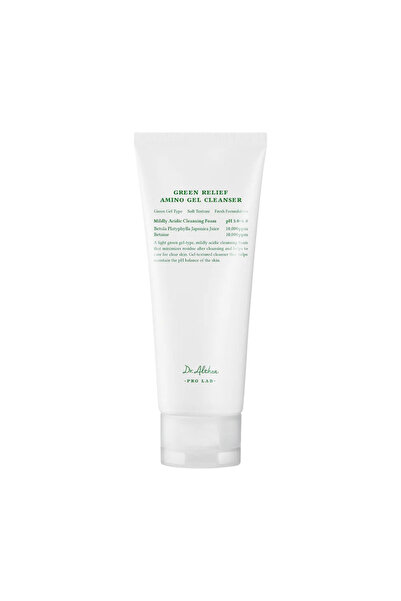 dr althea Gel de curățare facială cu acid hialuronic, pH scăzut, Green Relief...