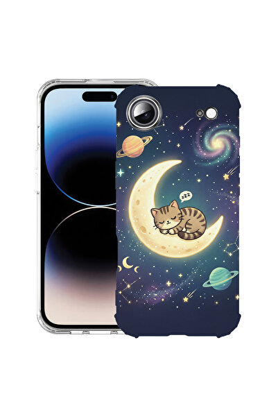 bestcase Αντικραδασμική Θήκη για Apple iPhone 17 Air, Γάτα που κοιμάται στη φ...