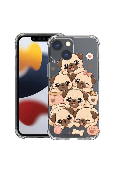 bestcase Husă Anti Shock Case For Apple iPhone 14, Poppy dogs, 1399704 AS 2192