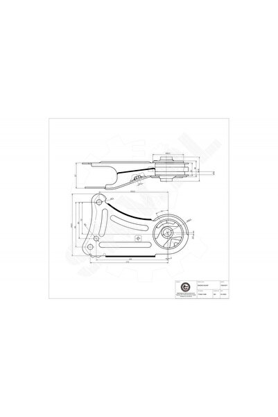 ESEN SKV Tampon motor spate Renault Twingo I 7700411949