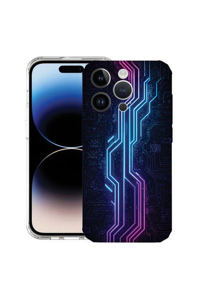 bestcase Αντικραδασμική Θήκη Husă για Apple iPhone 16 Pro Max, Σχέδιο Πλακέτα...