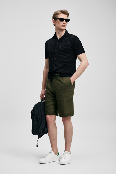 Lufian Peler Men's Sports Shorts Regular Fit Green