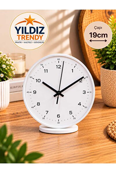 19cm Dekoratif Masa ve Duvar Saati