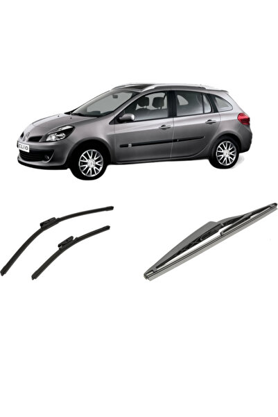 Bosch Комплект от 3 чистачки RENAULT CLIO III Grandtour (KR0/1_) 2007-2014, з...