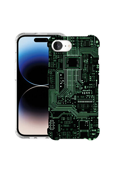 bestcase Husă Antișoc pentru Apple iPhone 17e / iPhone 16e, Placă de circuit,...