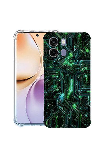 bestcase Αντικραδασμική Θήκη για OPPO A6 / A6x, Σχέδιο Πλακέτας Κυκλώματος, 3...